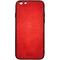 Накладка комбинированная джинсовая DEER для iPhone 6/6s красная - фото 25834