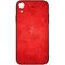 Накладка комбинированная джинсовая DEER для iPhone XR красная - фото 25868