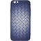 Накладка силиконовая плетёная на Apple iPhone 6 Plus/6s Plus синяя - фото 26061