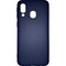Накладка силиконовая Soft Touch ультратонкая для Samsung Galaxy A40 синяя - фото 26102