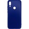 Накладка силиконовая Soft Touch ультратонкая для Xiaomi Redmi 7 синяя - фото 26403