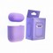 Чехол силиконовый для наушников Apple AirPods 1/2 ультра-тонкий purple