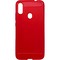 Накладка силиконовая Carbon 360 на Xiaomi Redmi Note 7 красная - фото 28071