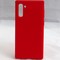 Накладка силиконовая 360 с кожаными вставками на Samsung Galaxy Note 10 красная - фото 29428