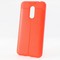 Накладка силиконовая 360 с кожаными вставками на Xiaomi Redmi 5 Plus красная - фото 29957
