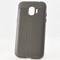 Накладка силиконовая 360 с кожаными вставками на Samsung Galaxy J2 2018 серая - фото 29961