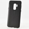 Накладка силиконовая 360 с кожаными вставками на Samsung Galaxy S9 Plus черная - фото 29978
