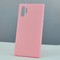 Накладка силиконовая Soft Touch ультратонкая для Samsung Galaxy Note 10 Pro розовая