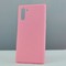Накладка силиконовая Soft Touch ультратонкая для Samsung Galaxy Note 10 розовая - фото 30051