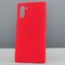 Накладка силиконовая Soft Touch ультратонкая для Samsung Galaxy Note 10 красная - фото 30053