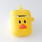 Чехол силиконовый объемный на Apple AirPods 1/2 уточка жёлтая - фото 31592