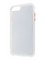 Накладка пластиковая с силиконовой окантовкой для iPhone 6 Plus/6s Plus/7 Plus/8 Plus белая