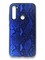 Накладка силиконовая Pitone для Xiaomi Redmi Note 8 синяя - фото 36060
