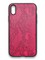 Накладка силиконовая Pitone для Apple iPhone X/Xs малиновая - фото 36133