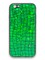 Накладка силиконовая Fantastic Skin блестящая для Apple iPhone 6/6s зеленая - фото 36493