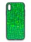Накладка силиконовая Fantastic Skin блестящая для Apple iPhone X/Xs зеленая - фото 36502