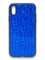 Накладка силиконовая Fantastic Skin блестящая для Apple iPhone Xs Max синяя - фото 36506