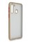 Накладка силиконовая матовая с перламутровой окантовкой для Samsung Galaxy A21 золотистая - фото 36781