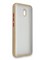 Накладка силиконовая матовая с перламутровой окантовкой для Xiaomi Redmi 8A золотистая - фото 36829