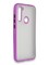 Накладка силиконовая матовая с перламутровой окантовкой для Xiaomi Redmi Note 8T фиолетовая - фото 36855