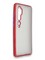 Накладка силиконовая матовая с перламутровой окантовкой для Xiaomi Mi Note 10 красная - фото 36863