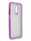 Накладка силиконовая матовая с перламутровой окантовкой для Xiaomi Redmi K30/K30 Pro фиолетовая