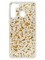 Накладка силиконовая с фольгой для Samsung Galaxy A21 золотистая - фото 37705