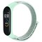 Нейлоновый ремешок для Xiaomi Mi band 3/4 бирюзовый - фото 38497