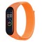 Нейлоновый ремешок для Xiaomi Mi band 5/6 оранжевый - фото 39008