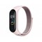 Нейлоновый ремешок для Xiaomi Mi band 3/4 розовый - фото 38502