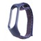 Нейлоновый ремешок для Xiaomi Mi band 5/6 темно-синий - фото 39014
