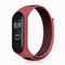 Нейлоновый ремешок для Xiaomi Mi band 3/4 малиновый - фото 39017