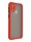 Накладка пластиковая с силиконовой окантовкой с защищенной камерой для Samsung Galaxy M31 красная - фото 39127