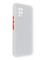 Накладка пластиковая с силиконовой окантовкой с защищенной камерой для Xiaomi Mi 10 Lite белая - фото 39131