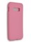 Накладка силиконовая Soft Touch ультратонкая для Samsung Galaxy S10 розовая