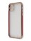 Накладка пластиковая прозрачная с золотистой окантовкой для Apple iPhone 11 красная - фото 39873