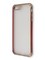 Накладка пластиковая прозрачная с золотистой окантовкой для Apple iPhone 7/8 Plus красная - фото 39885