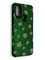 Накладка силиконовая с ромашками для Samsung Galaxy A21S/M21 зеленая - фото 40212