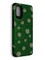 Накладка силиконовая с ромашками для Samsung Galaxy A51 зеленая - фото 40233