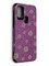 Накладка силиконовая с ромашками для Samsung Galaxy M31 фиолетовая - фото 40252