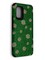 Накладка силиконовая с ромашками для Xiaomi Mi 10 Lite зеленая - фото 40254
