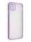 Накладка пластиковая с силиконовой окантовкой с защищенной камерой для iPhone 11 Pro Max сиреневая - фото 40544