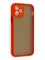 Накладка пластиковая с силиконовой окантовкой с защищенной камерой для iPhone 11 Pro красная