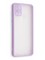 Накладка пластиковая с силиконовой окантовкой с защищенной камерой для Samsung Galaxy A21S сиреневая - фото 40570