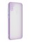 Накладка пластиковая с силиконовой окантовкой с защищенной камерой для Samsung Galaxy M11 сиреневая