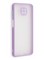 Накладка пластиковая с силиконовой окантовкой с защищенной камерой для Xiaomi Redmi Note 9S/9 Pro сиреневая - фото 40595