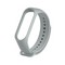 Силиконовый ремешок для Xiaomi Mi band 5/6 серый - фото 40731