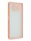 Накладка пластиковая с силиконовой окантовкой с защищенной камерой для Poco X3/X3 Pro розовая - фото 41909