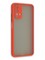 Накладка пластиковая с силиконовой окантовкой с защищенной камерой для Xiaomi Redmi 9T красная - фото 41929