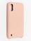 Накладка силиконовая Silicone Cover (без логотипа) для Samsung Galaxy A01 пудровая
